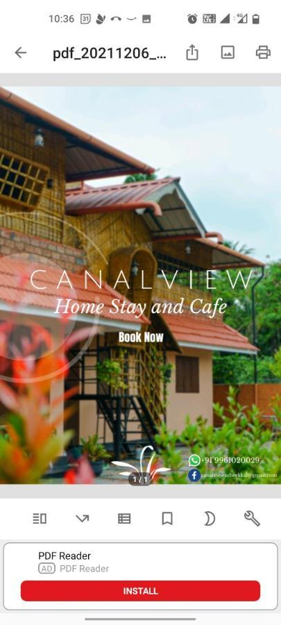 Canalview Private Cottage Azhikkal Ayiram Thengu Panmana Zewnętrze zdjęcie